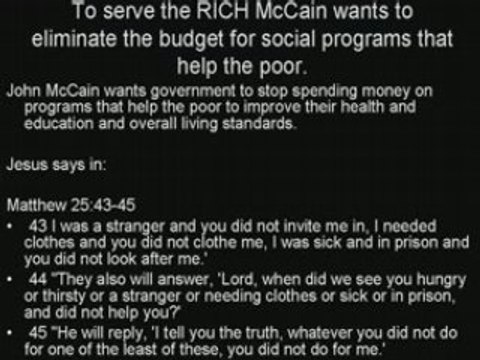 Beware of McCain & Sarah Palin Warning to ALL Christians!!