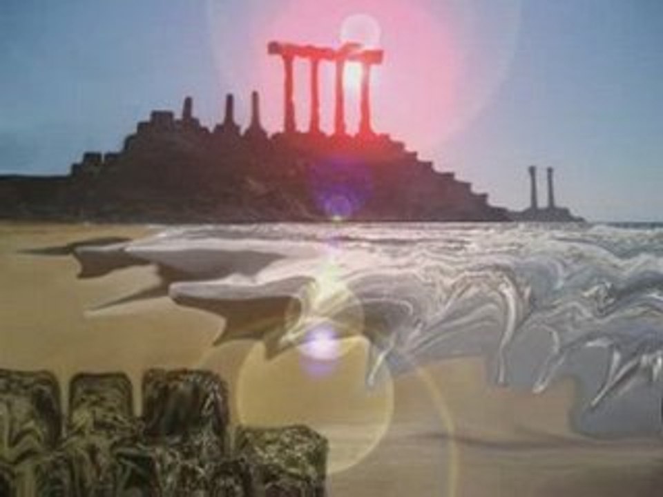 Magic planet painting and music by tony danis greece