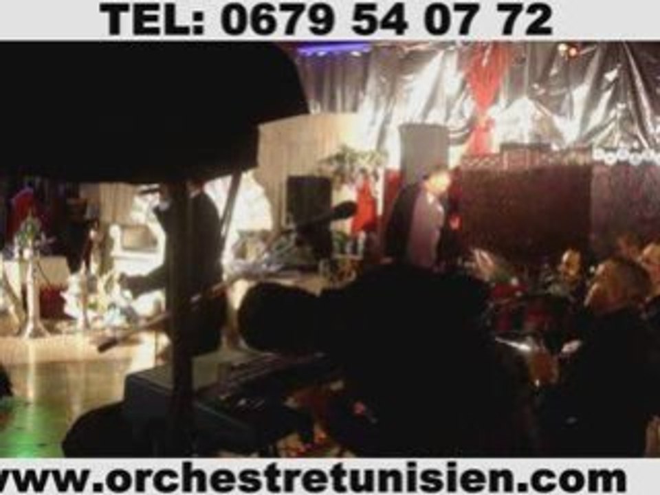 orchestre noujoum de france avec le chanteur Kacem Kefi