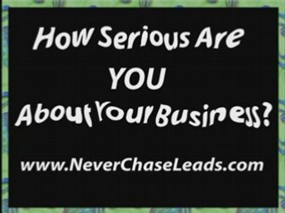 (mlm network marketing lead) - Stop Chasing Dead Leads