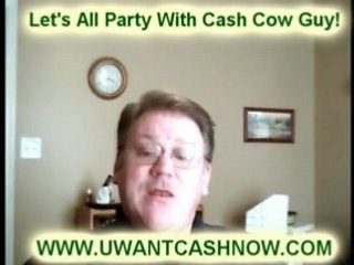 Cash Cow Guy Parties At Home Making Money