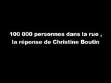 100 000 personnes dans la rue - Vidéo Christine Boutin