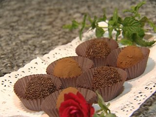 Las trufas de chocolate de Aina