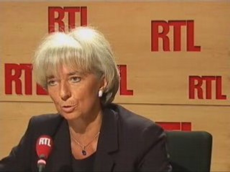 Christine Lagarde invitée de RTL (08/10/07)
