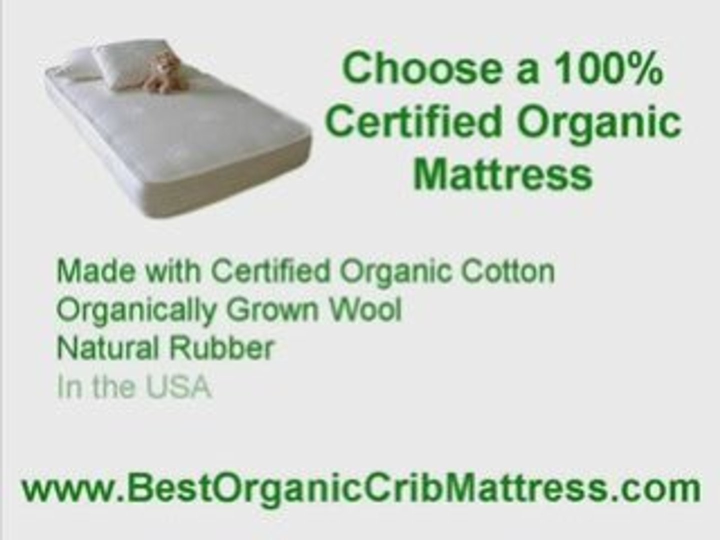Choose The Best Organic Crib Mattress Natural Baby Mattress