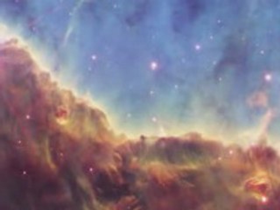 Panorama dans la nébuleuse NGC 3324