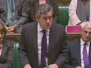 Gordon Brown announces interest rates cut