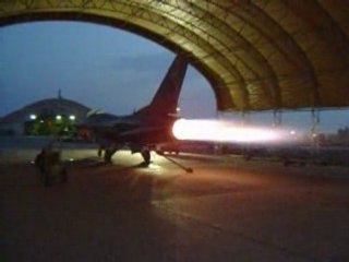 F-16 post-combustion test
