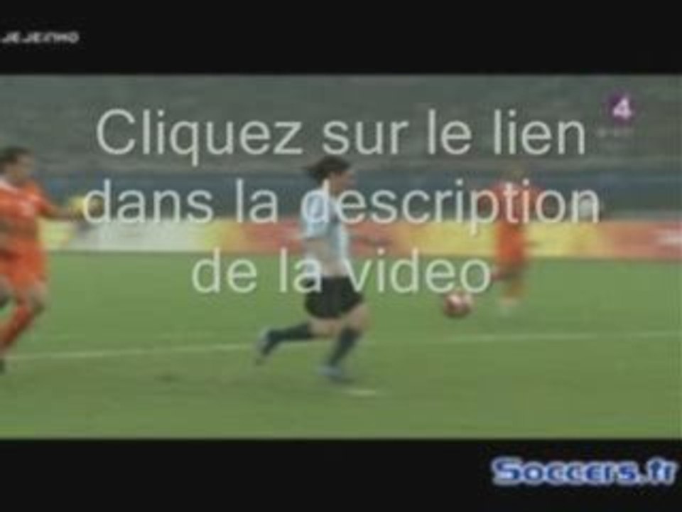 J.O. 2008 : (1/4 Finale) : Argentine - Pays Bas : 2-1