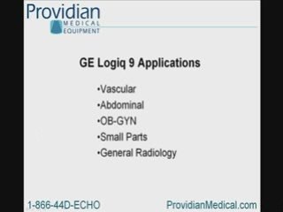 GE Logiq Book 9 Ultrasound Machine Equipment