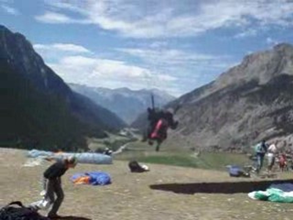 Baptème de l'air en parapente  de Bernadette 08/08
