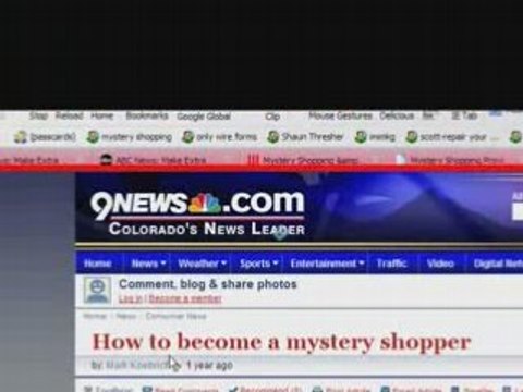 Becoming a mystery shopper in the news