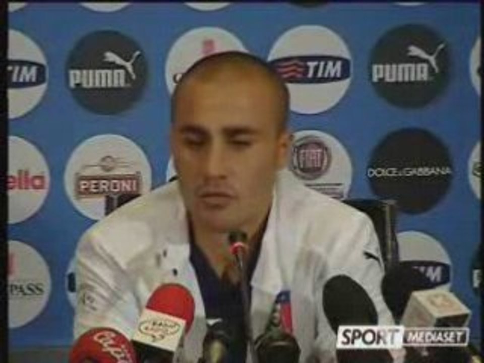 Canna presser coverciano oct 8 08