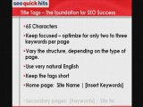 Improving Title Tags for SEO