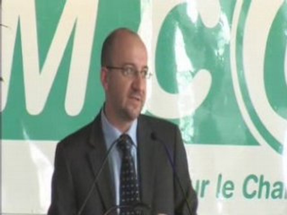 Charles Michel - Discours au dixième anniversaire du MCC