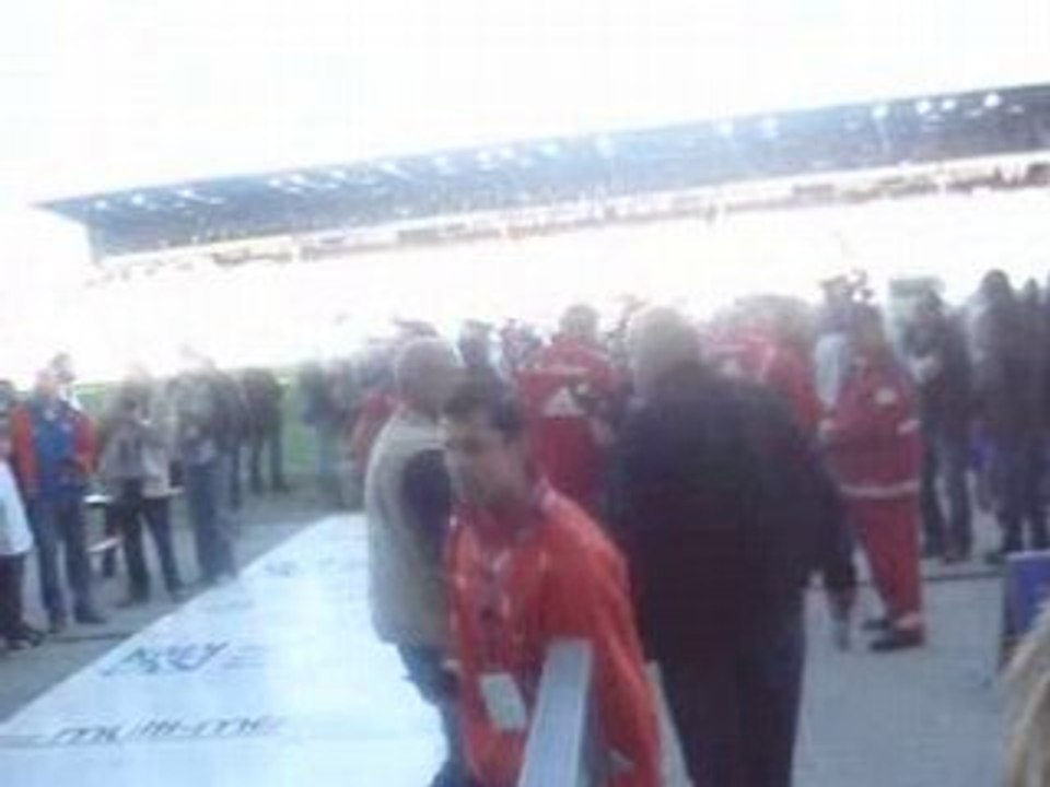 karlsruhe 0-1 bayern munchen 18/10/08 entrées des joueurs