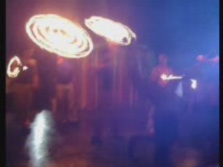Fire dancing for poor