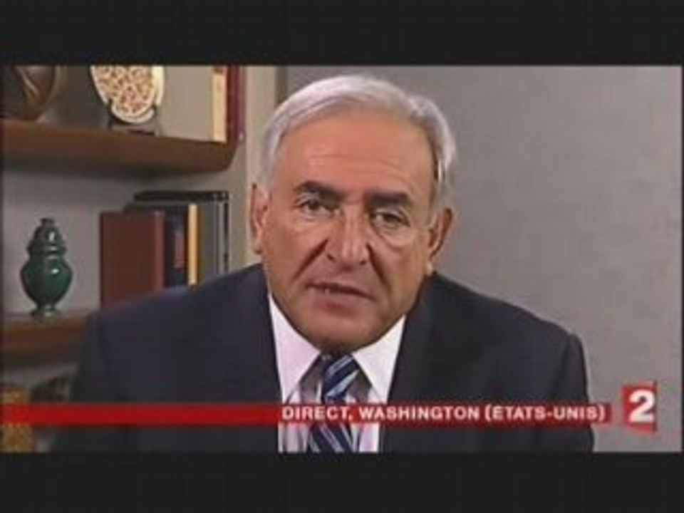 Strauss-Kahn intervient sur la crise 09.10.2008