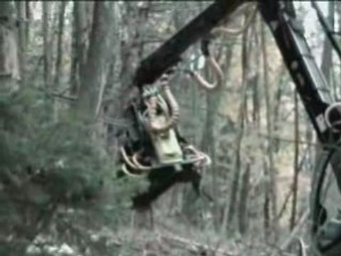 AFM harvester heads on tracked harvesters