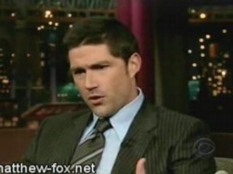 Matthew Fox on Late Show with David Letterman (2006)