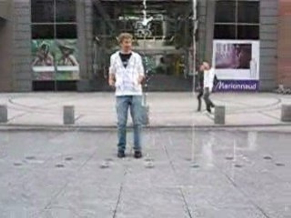 Boy wants to get wet