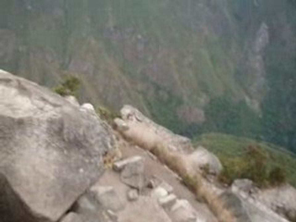 vue du Machu Picchu depuis le sommet du Wainapicchu