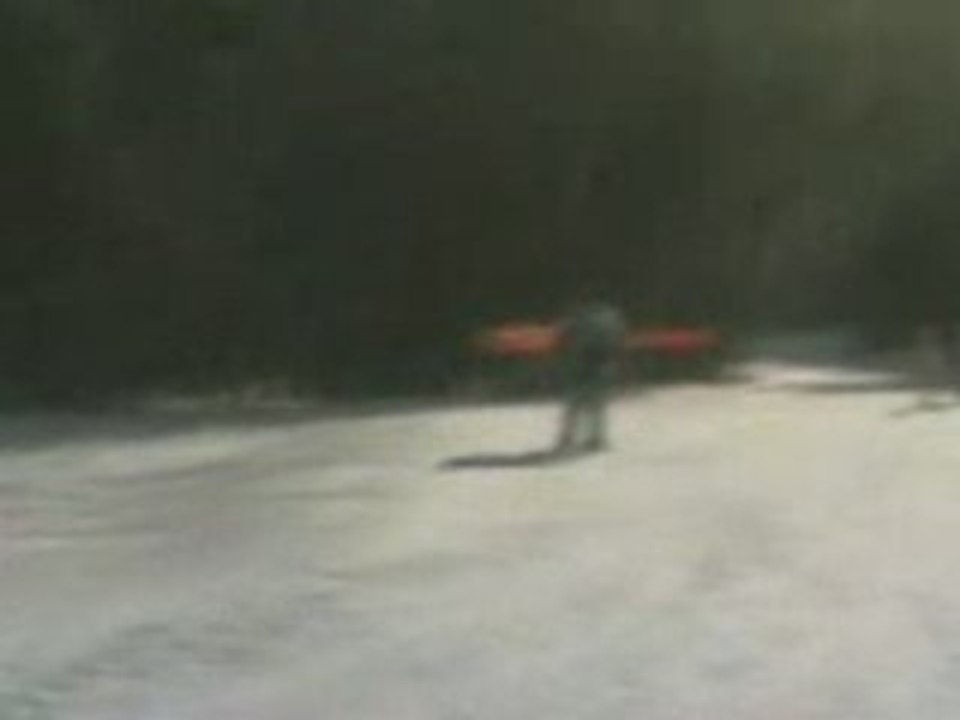 Alex chute en ski