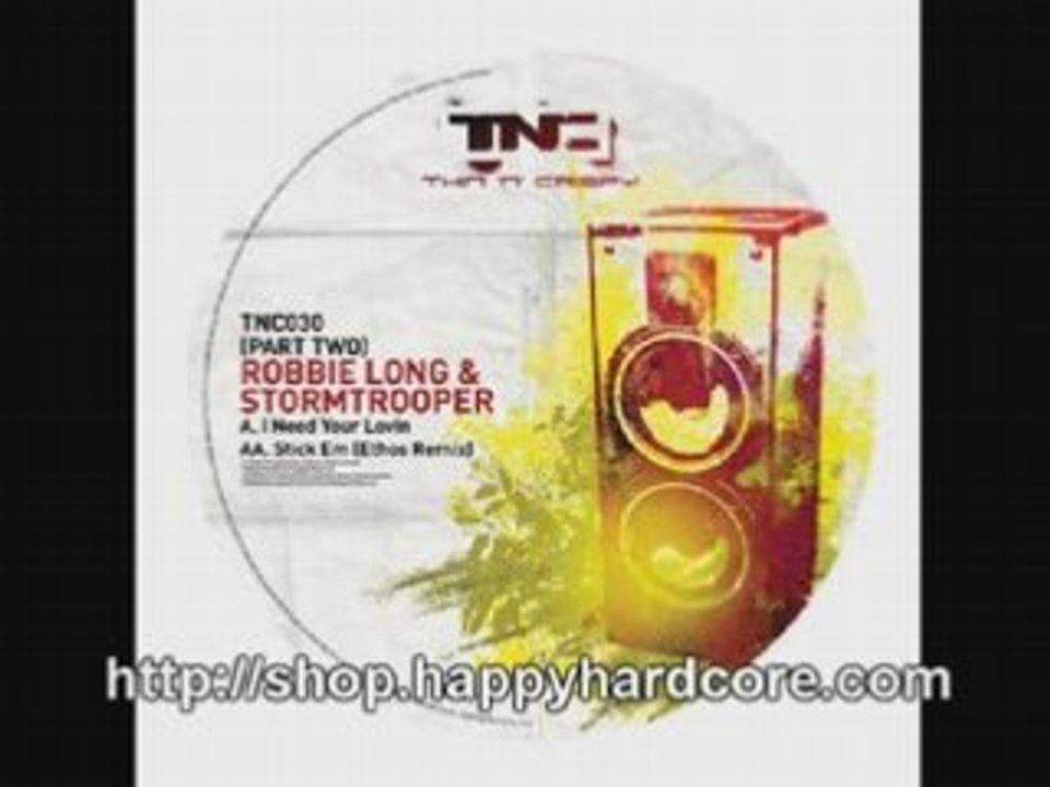I need your lovin Robbie Long Stormtrooper Thin n Crispy