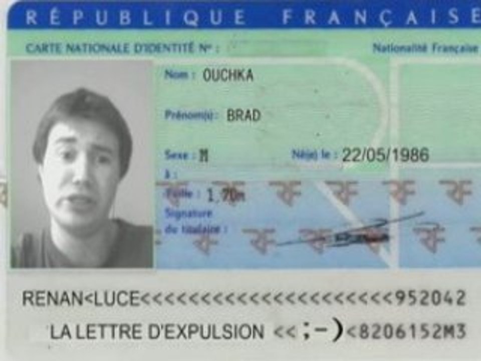 Lettre d'expulsion (Parodie Renan Luce)