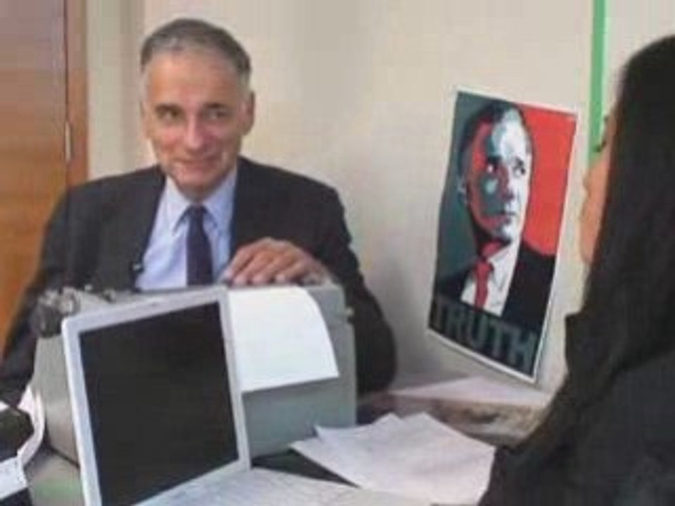 Obama Girl Calls Barack With Ralph Nader!