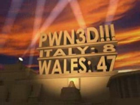Custom made 'fox' intro for Wales win vs Italy