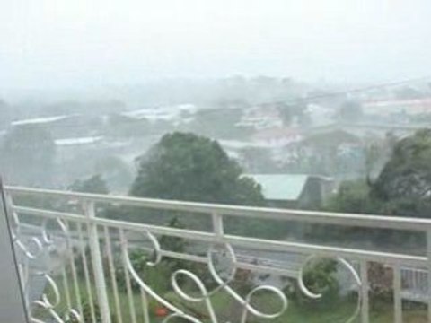 Cyclone Dean depuis la guadeloupe