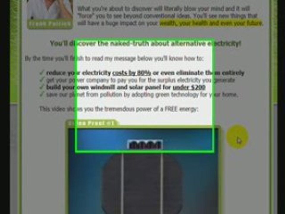 Electricity With Renewable Energy