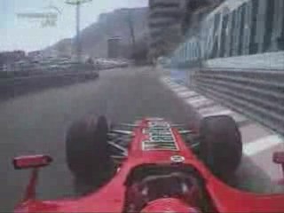 F1 Schumacher onboard lap Monte Carlo