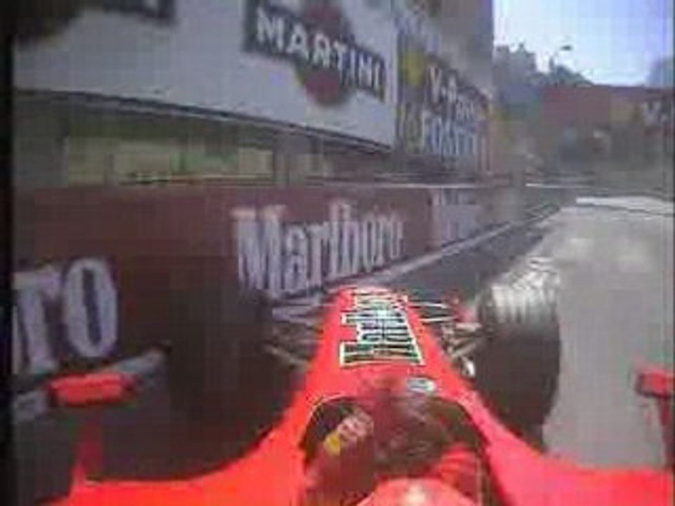 F1 Schumacher qualification onboard GP Monaco 2006