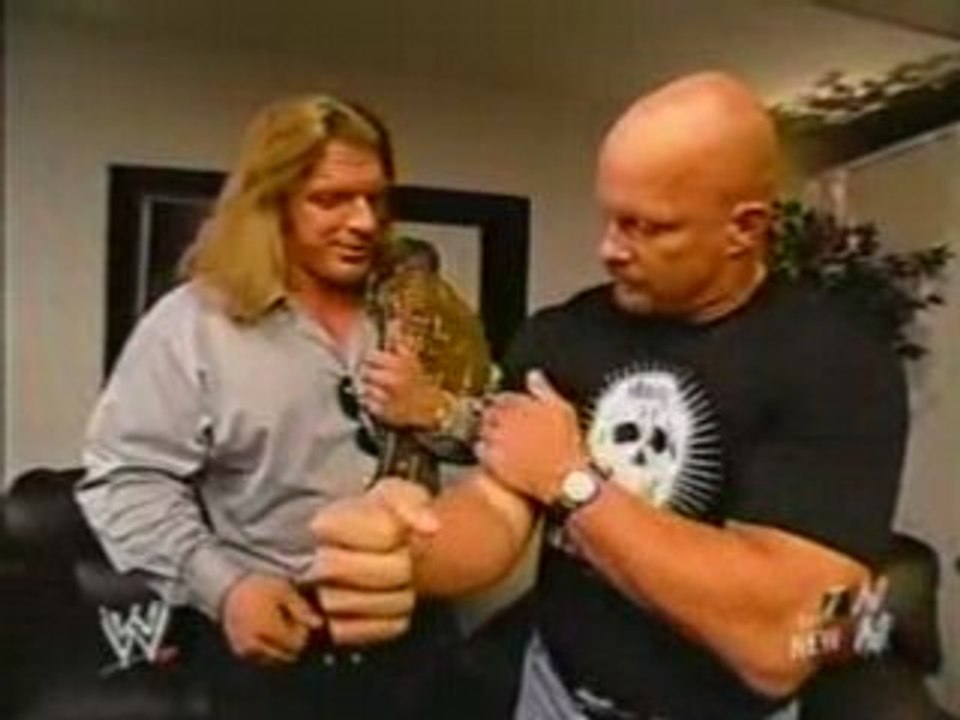 Triple H & Stone Cold - Backstage