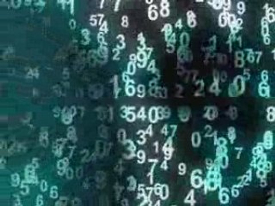 After Effect  _ Digits Man _ visage en chiffre