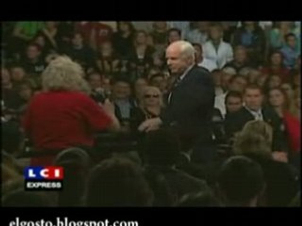 J'ai peur de Barak Obama Parce Que c'est un Arabe