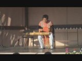 Vietnamese artist plays Hungarian folksong on a monochord