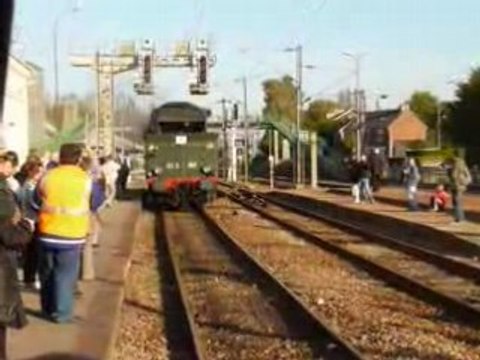 Manoeuvre de la 231 G 558 à Motteville (2/2)