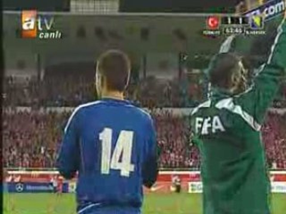 TÜRKIYE  2 - 1 BOSNA-HERSEK  resumé 11.10.208