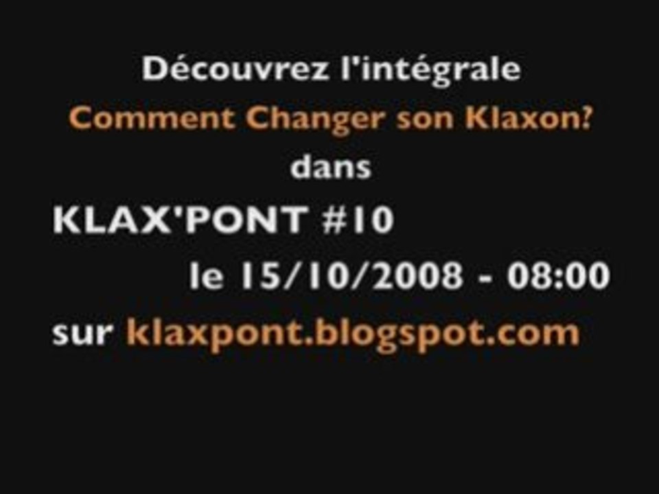 Teaser Klax'pont #10