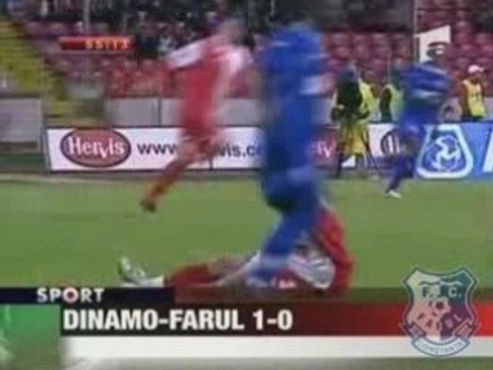 Dinamo 1-0 FC Farul (Et. 10, sez 2008/2009) Rezumat