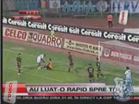 Farul 0 - 2 Rapid (Et. 2, 02.08.2008) Rezumat meci