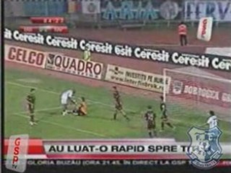 Farul 0 - 2 Rapid (Et. 2, 02.08.2008) Rezumat meci