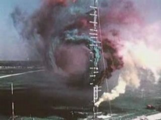 C-5A Wing Vortice tests at NASA Langley Research Center