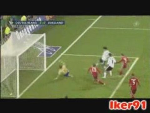 Highlights Germany 2-1 Russia World Cup Qual 2010 GOALS
