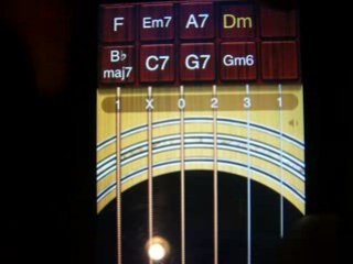 "Yesterday" playing with iPhone Guitar