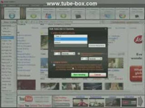 Tube ToolBox Subscribe To Channels Tutorial