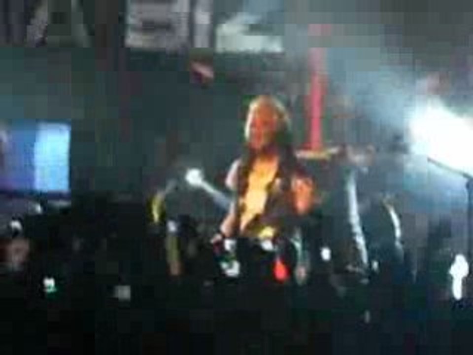 Commencement du concert de cb bataclan